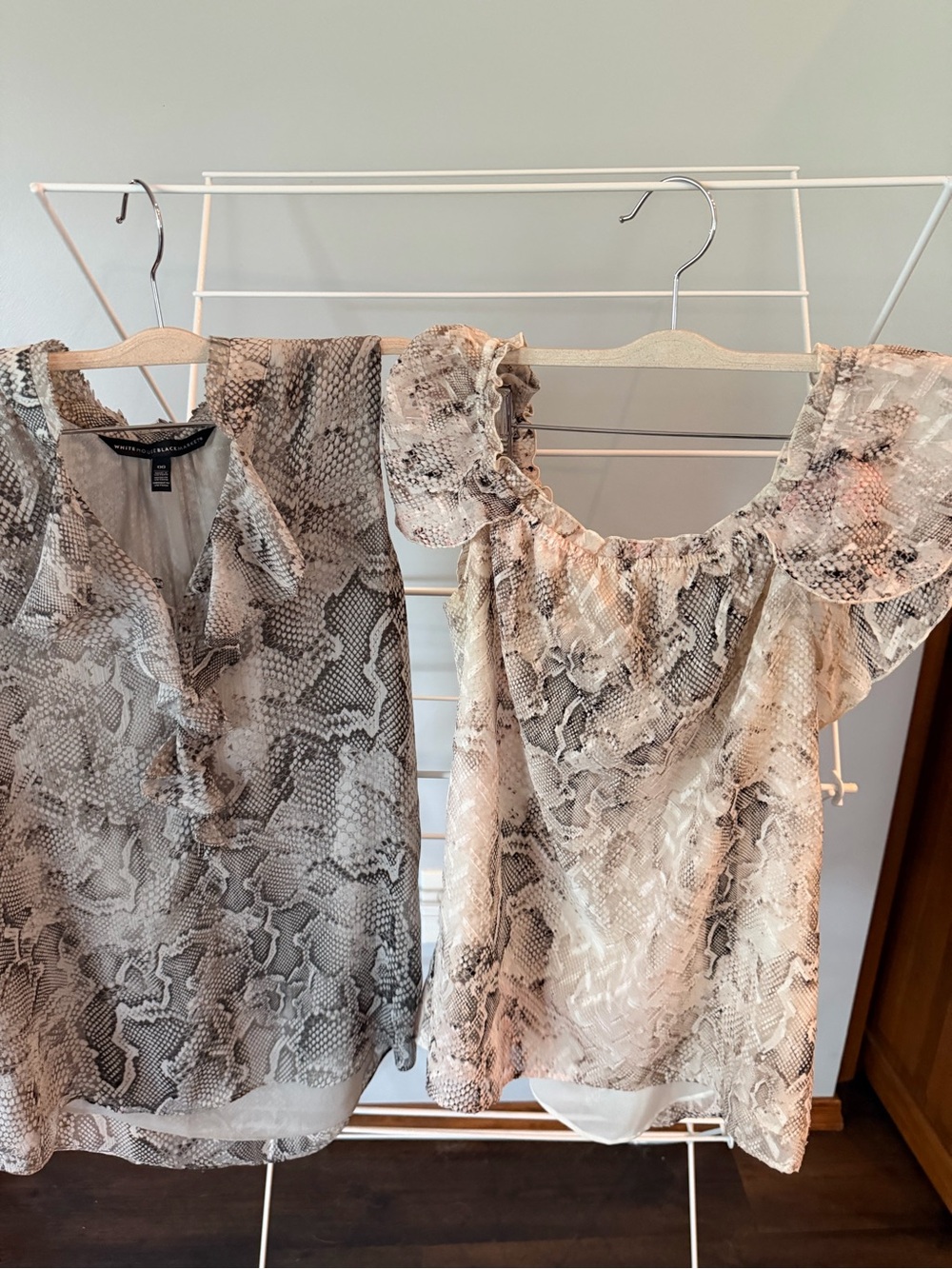 White House Black Market Snake Print Tank Blouse Bundle – 00 & XXS